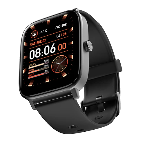 Noise Pulse 2 Pro 1.85" Display, Bluetooth Calling Smart Watch, 10 Days Battery, 550 NITS Brightness, Smart DND, 100 Sports Modes, Smartwatch for Men and Women (Black)