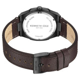 Kenneth Cole Quartz Analog Brown Dial Brown Leather Strap Watch for Men KCWGA0015203MN - KRISHNA WATCH COMPANY