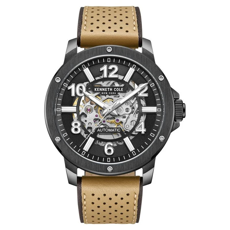 Kenneth Cole Black Dial Automatic Watch for Men KCWGE0013105MN - KRISHNA WATCH COMPANY