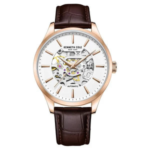 Kenneth Cole White Dial Automatic Watch for Men - NEKCWGE2216901MN - KRISHNA WATCH COMPANY