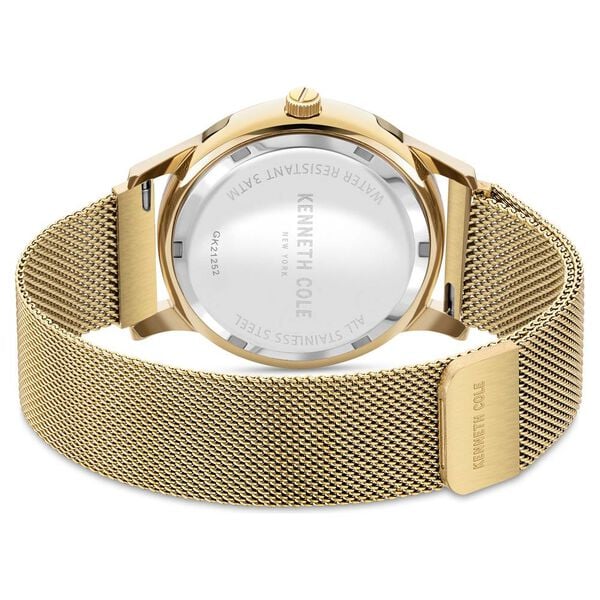 Kenneth Cole Quartz Analog Champagne Dial Stainless Steel Strap Watch for Men nekcwgk2125202mn - KRISHNA WATCH COMPANY