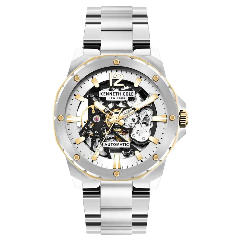 Kenneth Cole White Dial Silver Stainless Steel Strap Watch KCWGL2104202MN - KRISHNA WATCH COMPANY