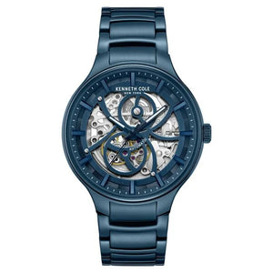 Kenneth Cole Automatic Blue Dial Stainless Steel Strap Watch For Men kcwgy0059802mn - KRISHNA WATCH COMPANY