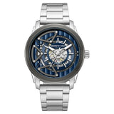 Kenneth Cole Automatic Blue Dial Silver Colour Watch For Men - KCWGY0064903MN - KRISHNA WATCH COMPANY