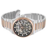 Kenneth Cole Automatic Grey Dial Two Toned Watch For Men - KCWGY0065302MN - KRISHNA WATCH COMPANY