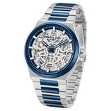 Kenneth Cole Automatic Silver Dial Two Toned Watch For Men - KCWGY0065304MN - KRISHNA WATCH COMPANY
