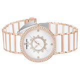 Kenneth Cole Quartz Analog White Dial White Stainless Steel & Ceramic Strap Watch For Women ntkcwlg0062601ld