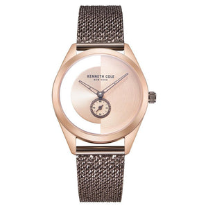 Kenneth Cole Quartz Analog Rose Gold Dial Stainless Steel Strap Watch for Women NEKCWLG2223102LD - KRISHNA WATCH COMPANY