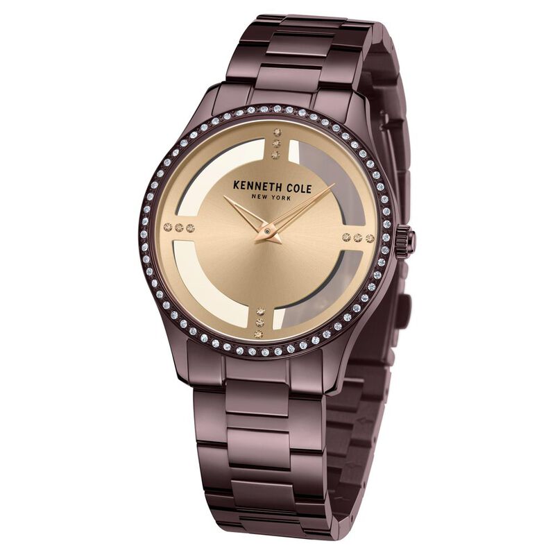 Kenneth Cole Quartz Analog Silver Dial Stainless Steel Strap Watch for Women NEKCWLG2223303LD - KRISHNA WATCH COMPANY