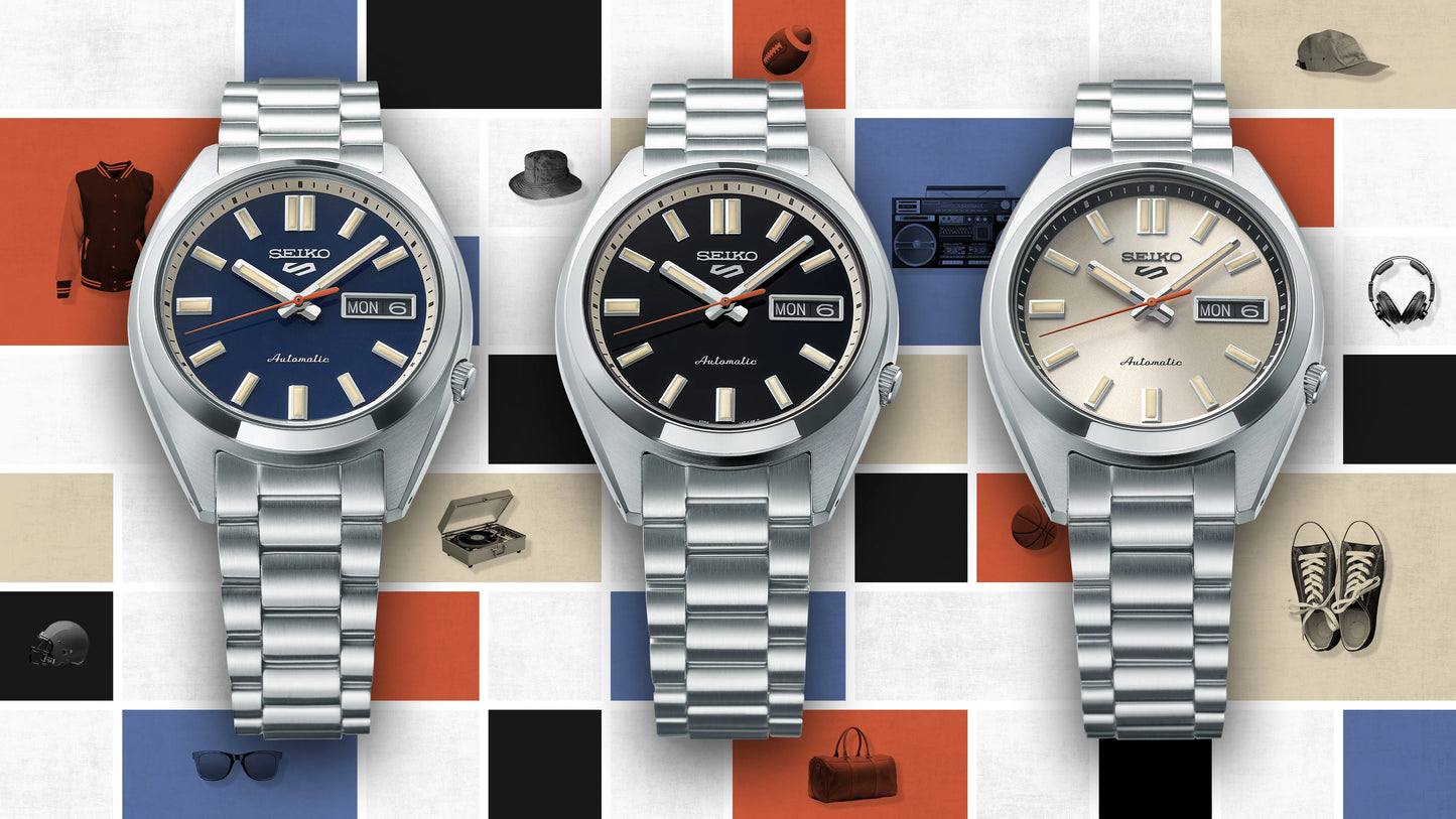 Seiko 5 Sports SNXS ‘Rinse blue’ Classic Sports - SRPK87K1