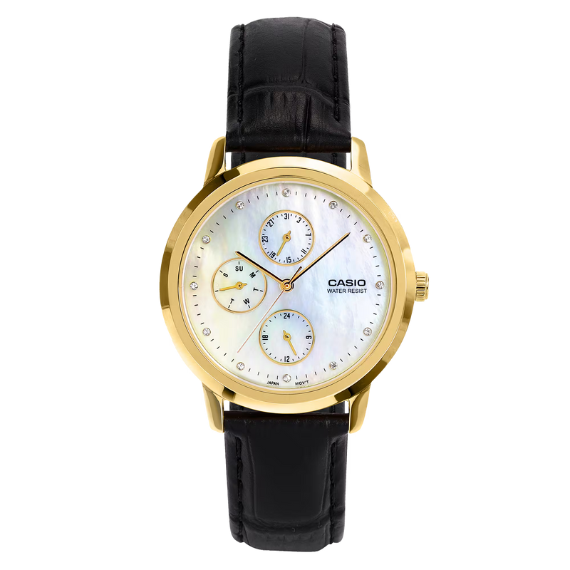 Casio Enticer Women LTP-SN6KGSL-7A - A2495 - KRISHNA WATCH COMPANY