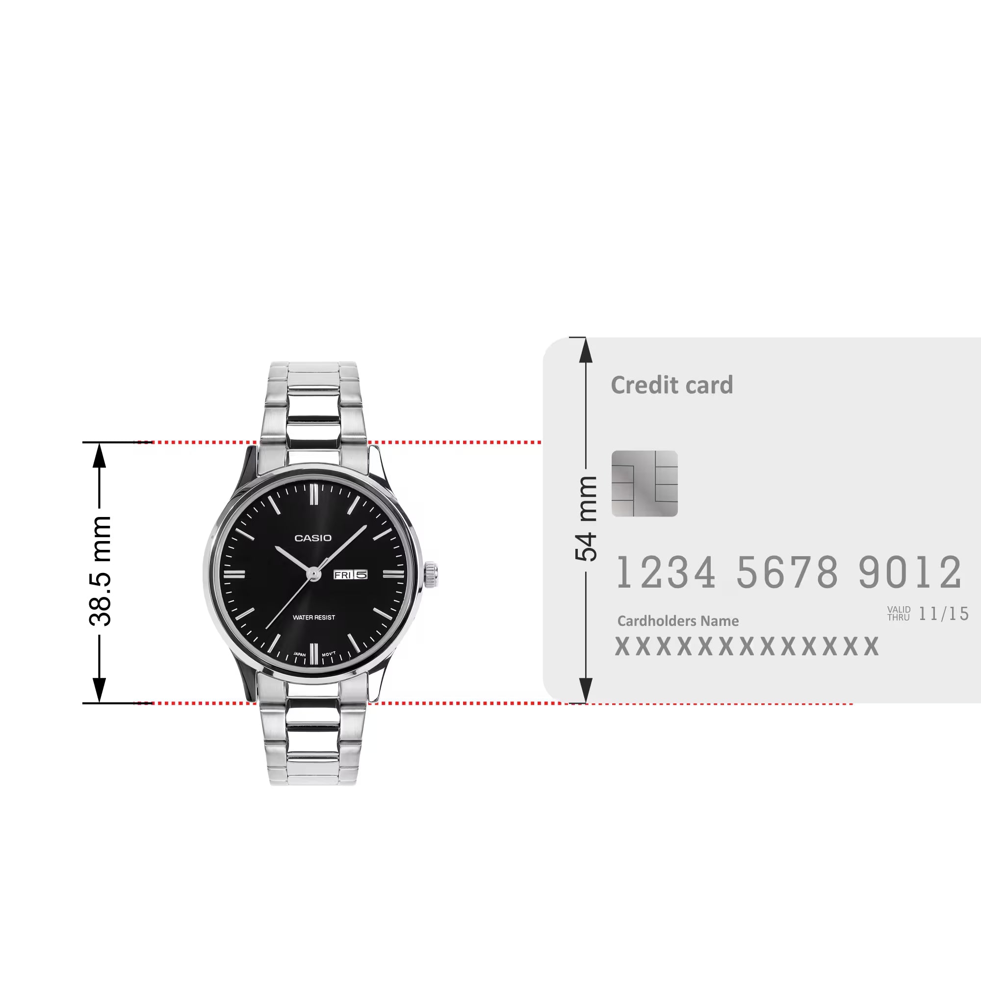 Casio Enticer Ladies LTP-SN8YD-1B - A2501 - KRISHNA WATCH COMPANY