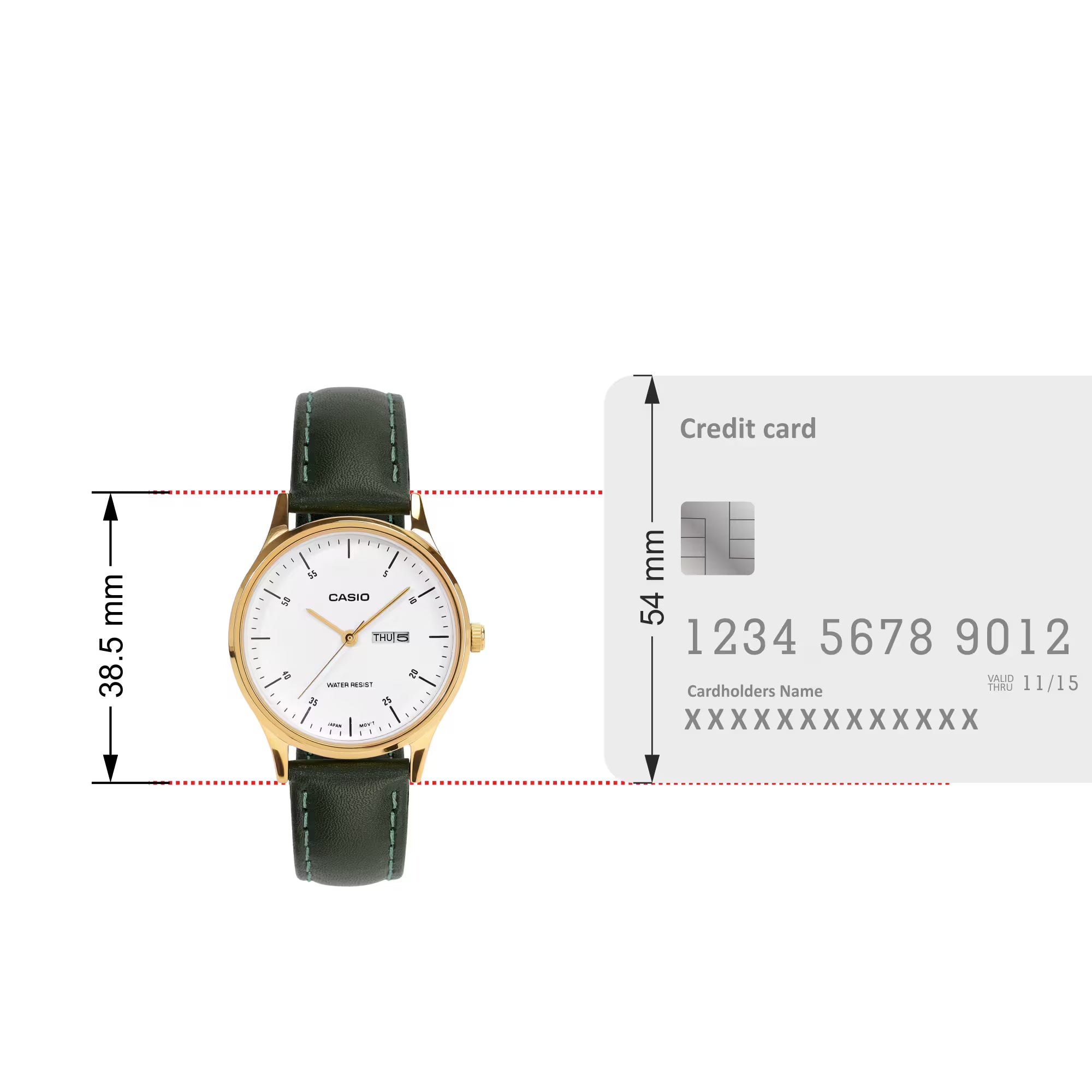 Casio Enticer Women LTP-SN8YGL-7B - A2507 - KRISHNA WATCH COMPANY