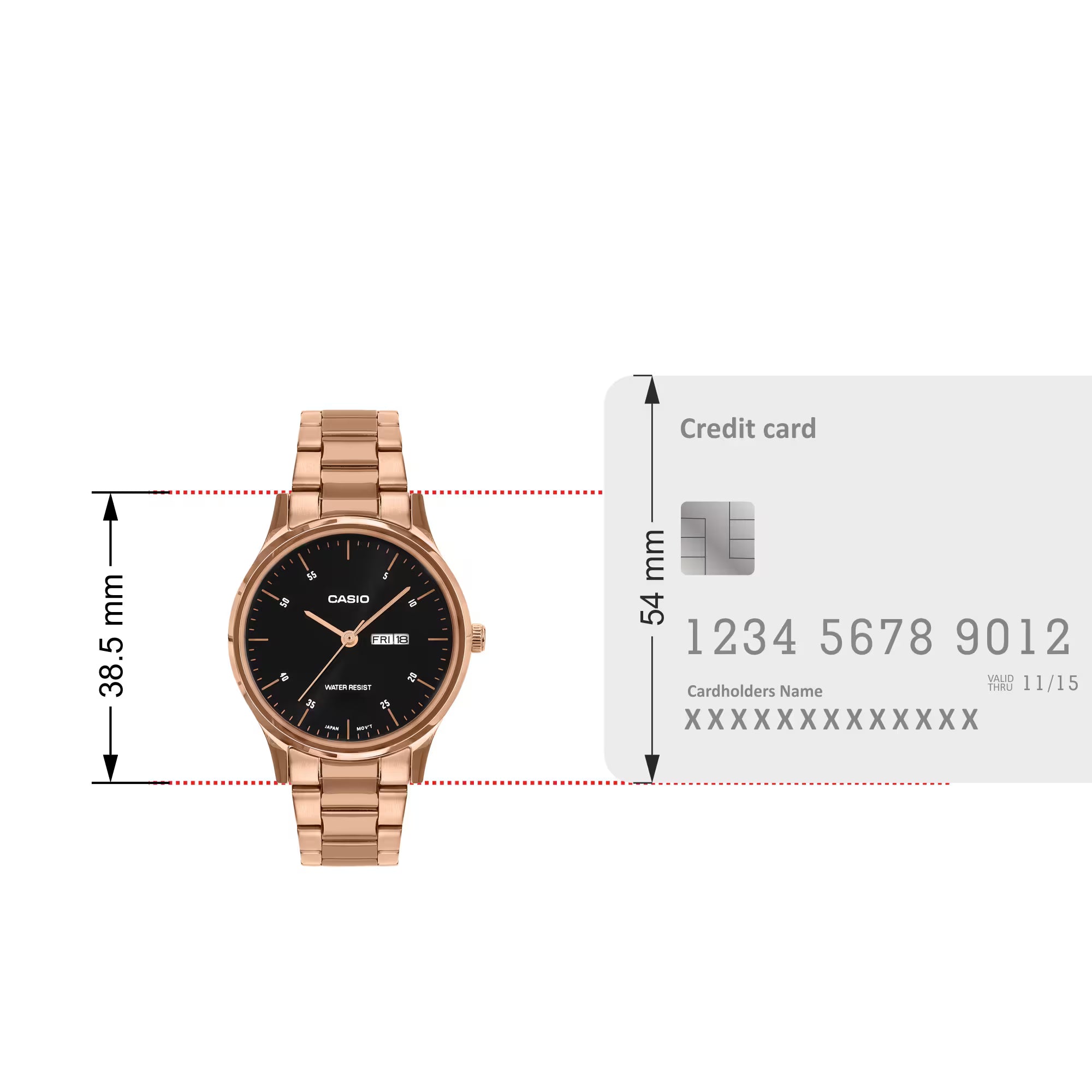 Casio Enticer Women LTP-SN8YR-1B - A2509 - KRISHNA WATCH COMPANY