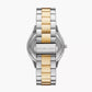 Michael Kors Slim Runway Three-Hand Two-Tone Stainless Steel Watch MK4735