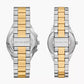 Michael Kors Lennox Three-Hand Two-Tone Stainless Steel Watch Gift Set MK7503SET