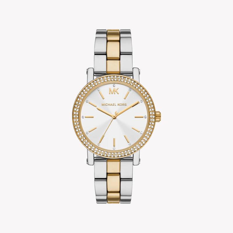 Michael Kors Women's Silver/Gold Watch - MK7550
