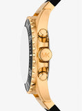 Michael Kors Outlet Oversized Everest Gold-Tone and Silicone Watch - MKO1162