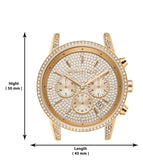 Michael Kors Byrant Chronograph Watch for Women MK6747 - KRISHNA WATCH COMPANY