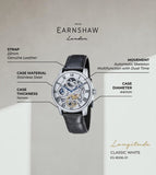EARNSHAW Longitude Automatic Skeleton Dual Time Multifunction Watch for Men ES-8006-01