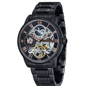 EARNSHAW Longitude Skeleton Automatic Multifunction Watch for Men ES - 8006-55 - KRISHNA WATCH COMPANY