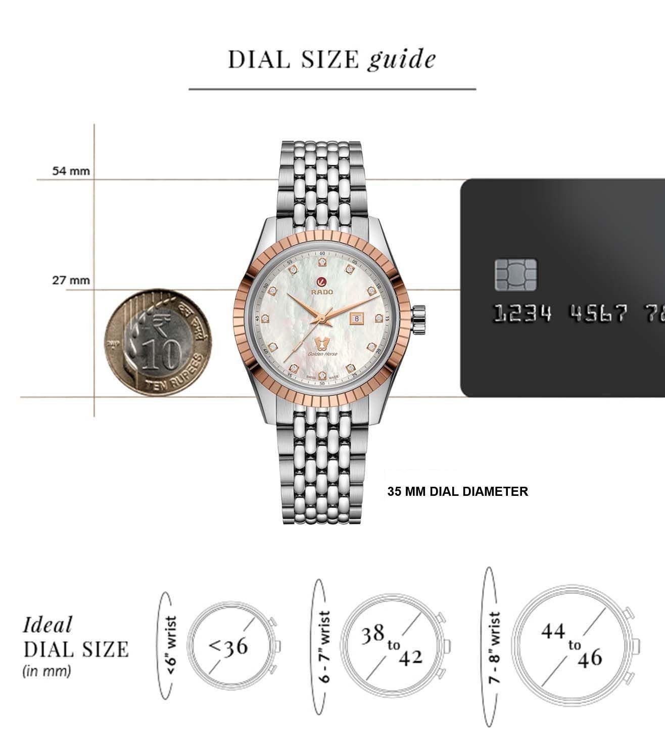 RADO Hyper Chrome Classic Automatic Diamonds Watch for Women R33102903