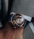 EARNSHAW Beaufort Anatolia Mech Automatic Open Heart Skeleton Watch for Men ES-8059-05