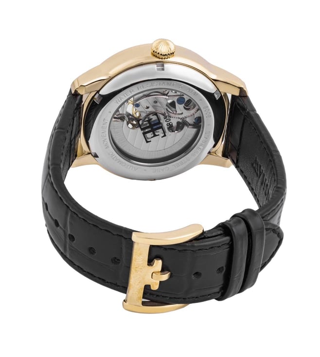 EARNSHAW Longitude Automatic Skeleton Watch for Men ES-8006-07 - KRISHNA WATCH COMPANY