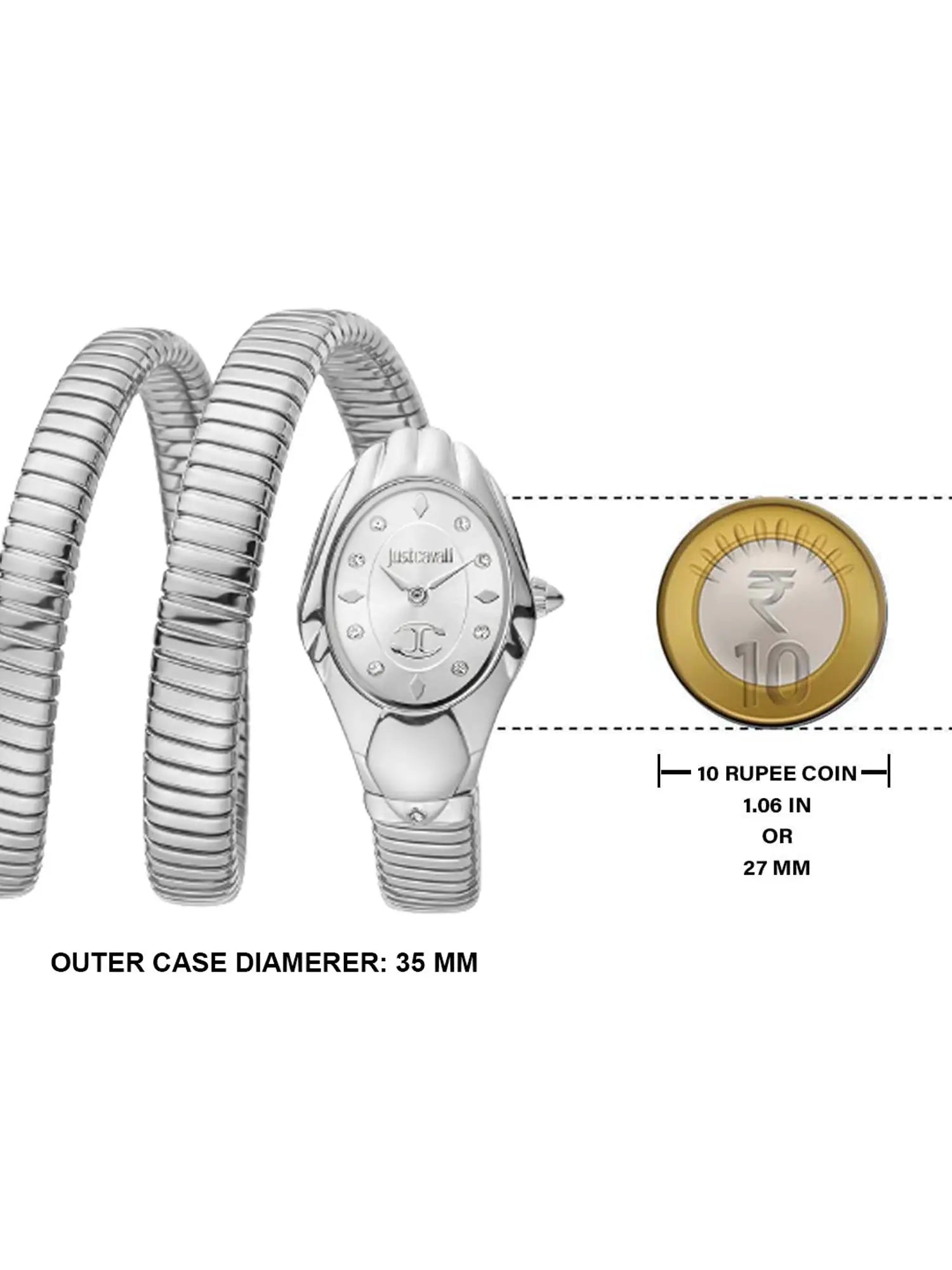 JUST CAVALLI Analog Watch for Women JC1L184M0015 - KRISHNA WATCH COMPANY
