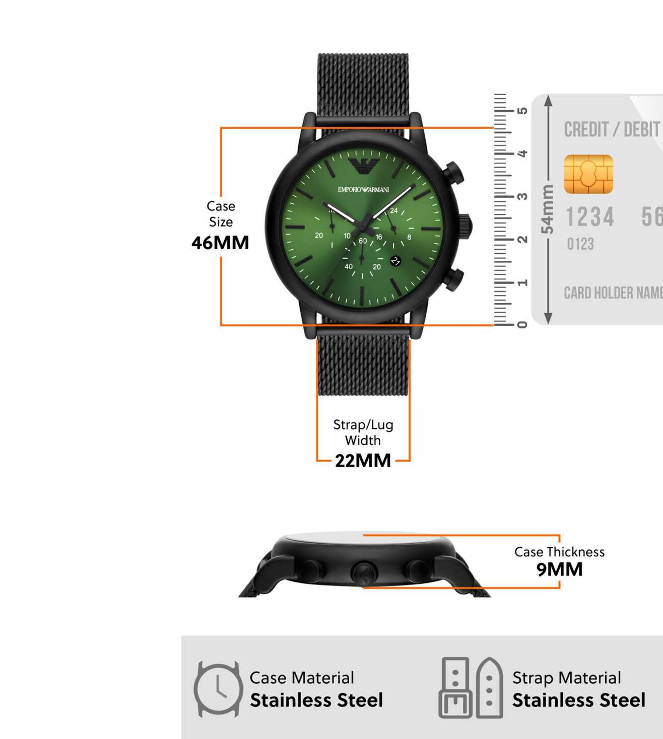 Emporio Armani Luigi Chronograph Watch AR11470 – Krishna Watch