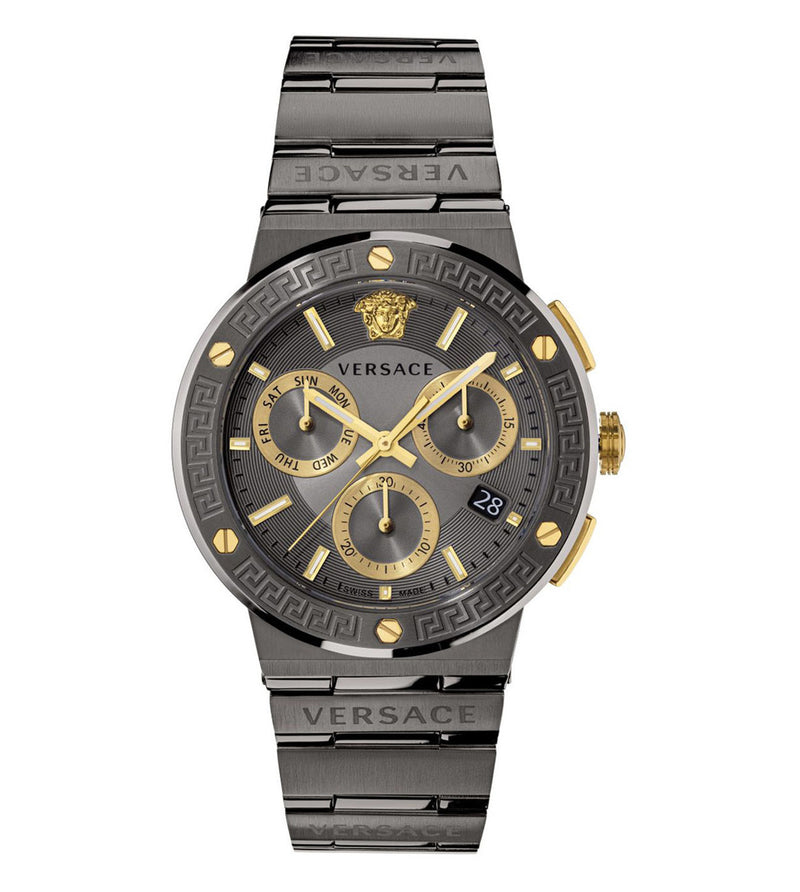 VERSACE VEZ900521 Greca Logo Chronograph Watch for Men - KRISHNA WATCH COMPANY