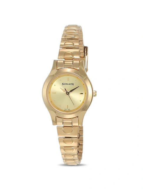 Sonata Analog Watch for Women NP8098YM02 - KRISHNA WATCH COMPANY