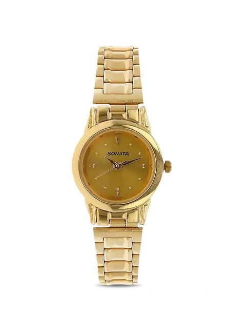 Sonata Analog Watch for Women NP8925YM02W - KRISHNA WATCH COMPANY