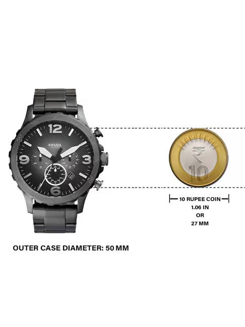 Fossil Nate Chronograph Analog Watch for Men JR1437