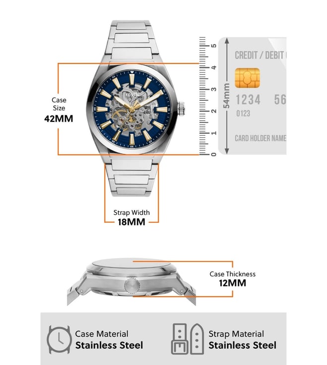 Fossil Everett Analog Watch for Men - ME3220 - KRISHNA WATCH COMPANY