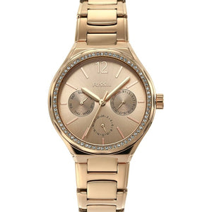 Eevie Multifunction Rose Gold Stainless Steel Watch BQ3721 - KRISHNA WATCH COMPANY