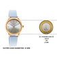 Sonata Splash Silver Dial Women Watch With Plastic Strap 8178wp01