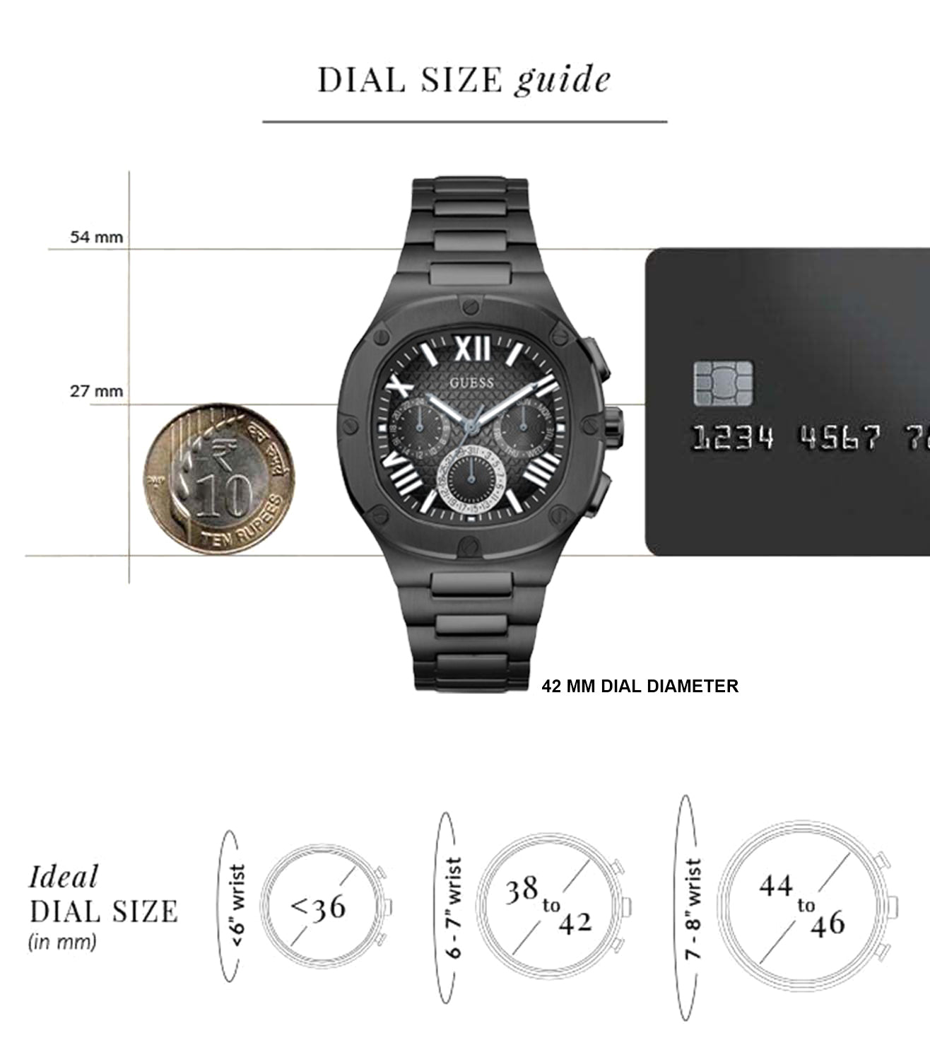 GUESS GW0572G3 Headline Chronograph Watch for Men