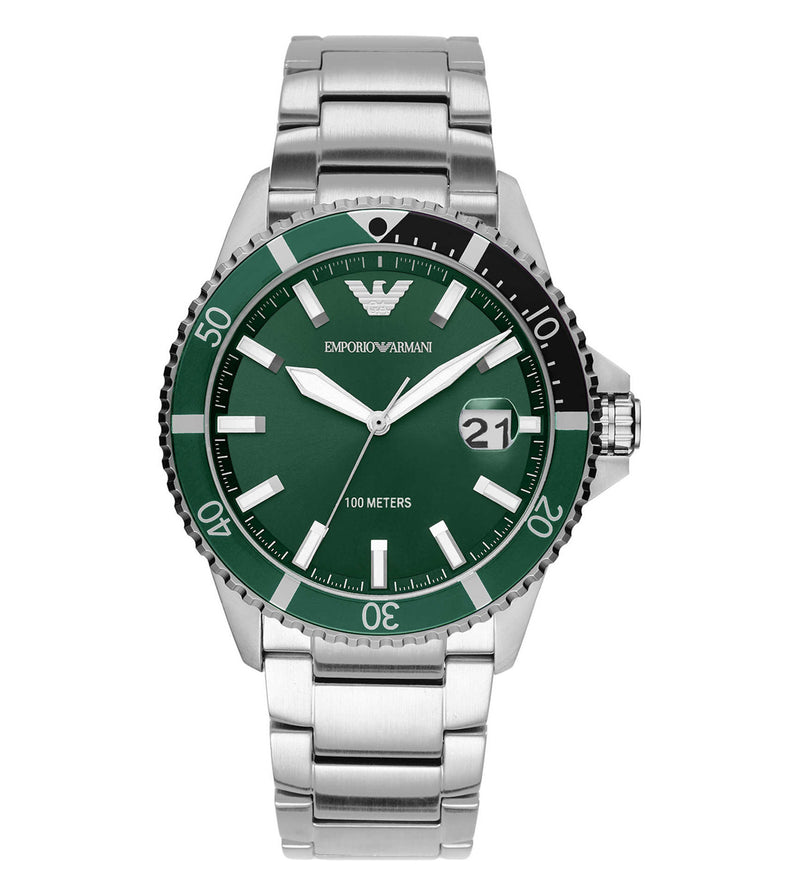 Three-Hand Stainless Steel Watch - AR11338