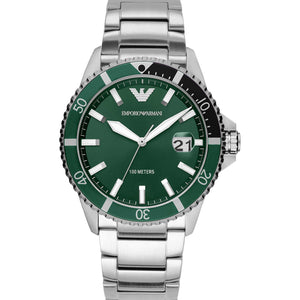 Three-Hand Stainless Steel Watch - AR11338
