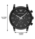 Emporio Armani Chronograph Watch for Men AR1918 - KRISHNA WATCH COMPANY
