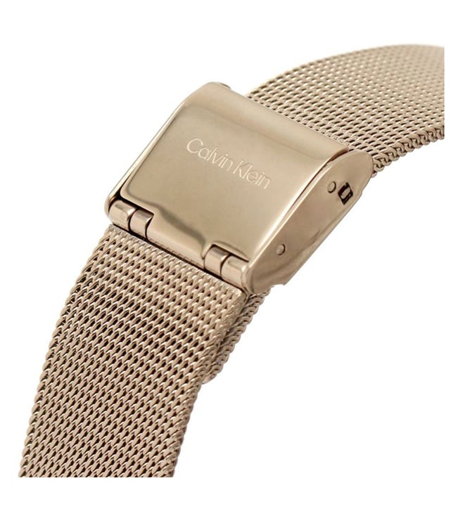 CALVIN KLEIN Twisted Bezel Analog Watch For Women - 25200151