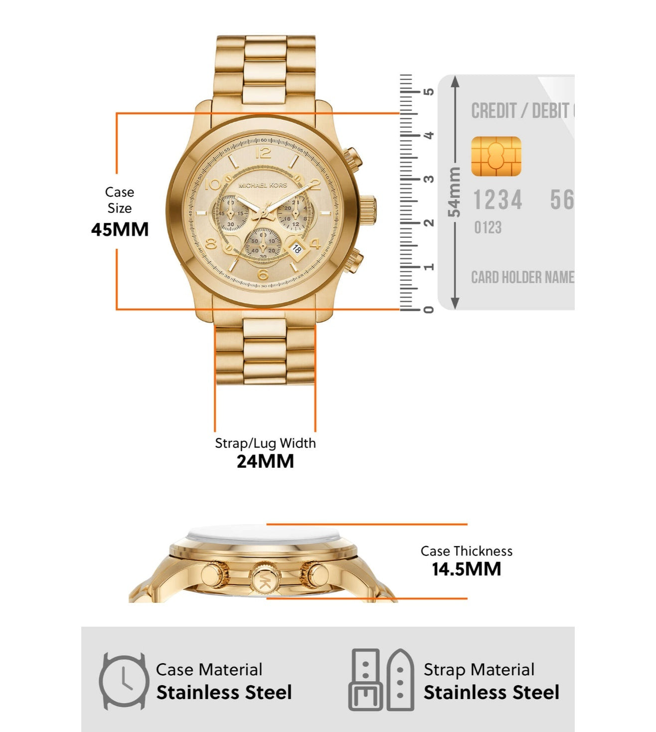 MICHAEL KORS MICHAEL MK9074 Runway Chronograph Watch for Men – Krishna Watch