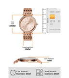 Michael Kors Women's Rose Gold Analog Stainless Steel Watch MK3192 - KRISHNA WATCH COMPANY
