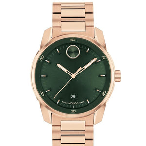 Movado Bold Men's Green Analog Stainless Steel Watch 3601138 - KRISHNA WATCH COMPANY