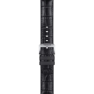 Tissot Official Black Leather And Rubber Parts Strap Lugs 22 mm-T852046761 - KRISHNA WATCH COMPANY
