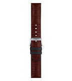 Tissot Official Brown Leather And Rubber Parts Strap Lugs 22 mm - T852046767 - KRISHNA WATCH COMPANY