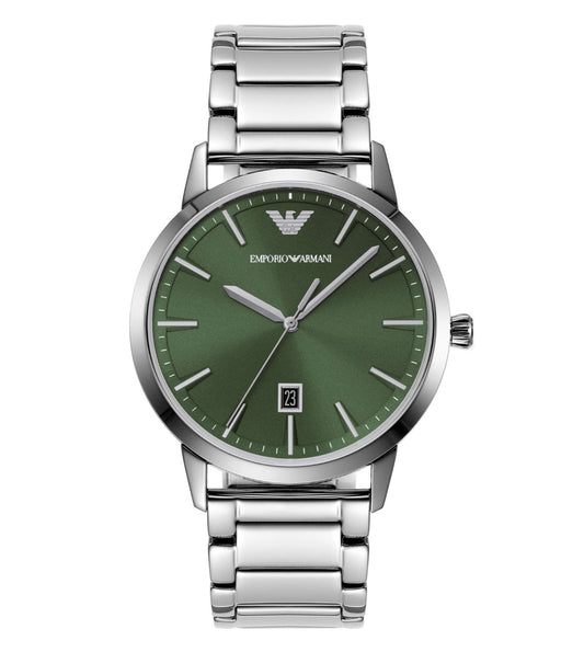 Emporio Armani Three-Hand Date Stainless Steel Watch AR11575