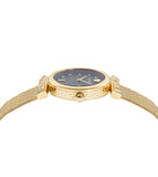 Versace Women Analog Black Round Stainless Steel Dial Watch - VE6J00723 - KRISHNA WATCH COMPANY