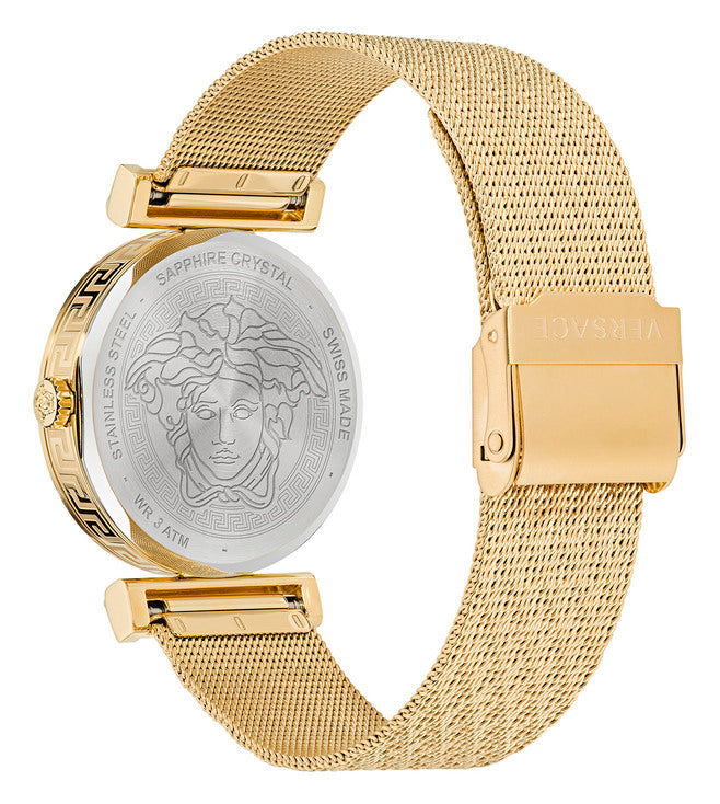 Versace Women Analog Black Round Stainless Steel Dial Watch - VE6J00723 - KRISHNA WATCH COMPANY